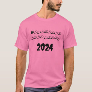 Camiseta Celebra tus años 2024 Tee: Adopta la Alegría, Crea