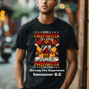 Camiseta Celebra un feroz bombero