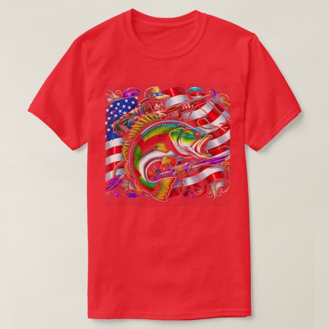 Camiseta Celebra y muestra tu amor por pescar con esto (Diseño del anverso)
