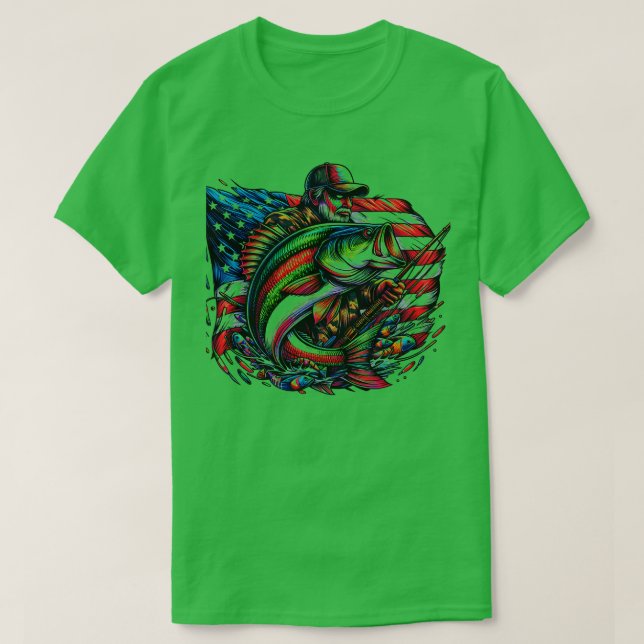 Camiseta Celebra y muestra tu amor por pescar con esto (Diseño del anverso)