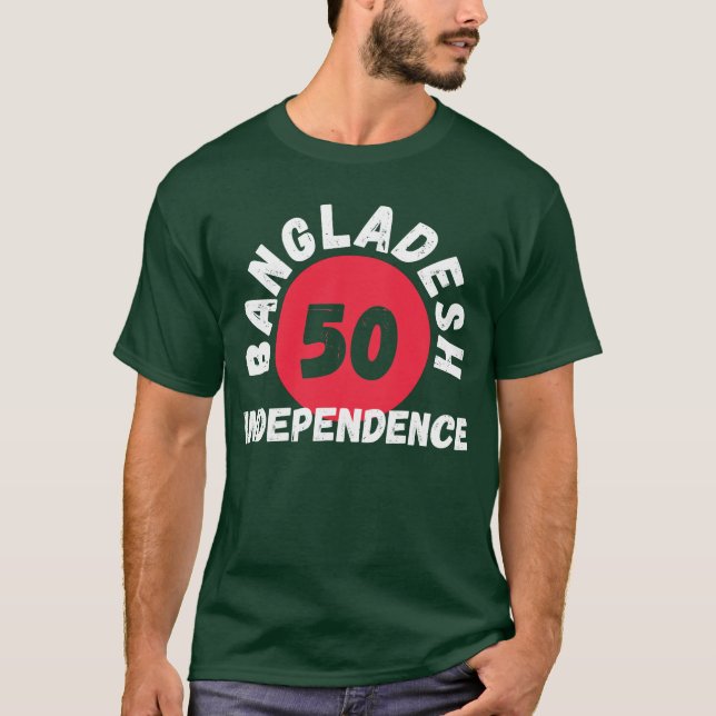 Camiseta Celebración bangladesí de la independencia de Bang (Anverso)