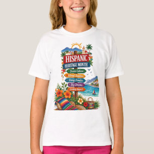 Camiseta Celebración Costera del Mes de la Herencia Hispana