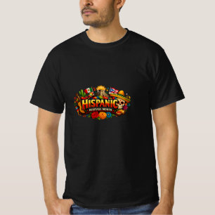 Camiseta Celebración Cultural del Mes de la Herencia Hispan