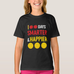 Camiseta Celebración de 100 días de escuela Más inteligente