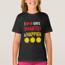 Camiseta Celebración de 100 días de escuela Más inteligente
