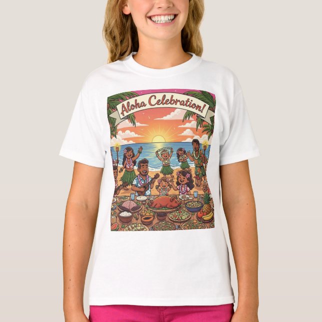 Camiseta Celebración de Aloha (Anverso)