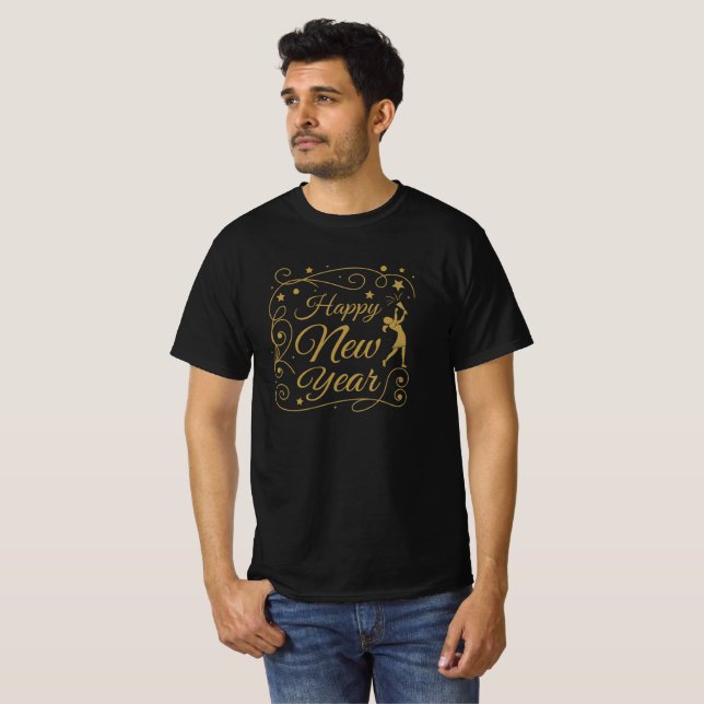 Camiseta Celebración de Año Nuevo (Anverso completo)