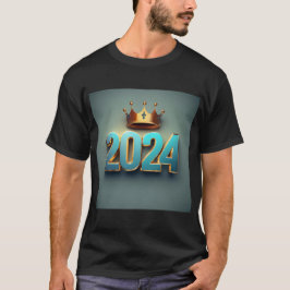 Camiseta Celebración de Año Nuevo 2024 - Feliz diseño 2024