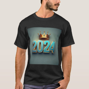 Camiseta Celebración de Año Nuevo 2024 - Feliz diseño 2024