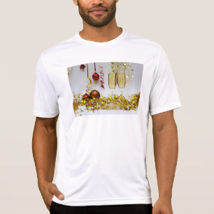 Camiseta Celebración de Año Nuevo Spa de champán de Slipper