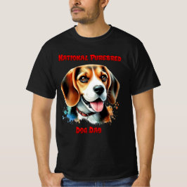 Camiseta Celebración de Beagle: Día Nacional del Perro en P