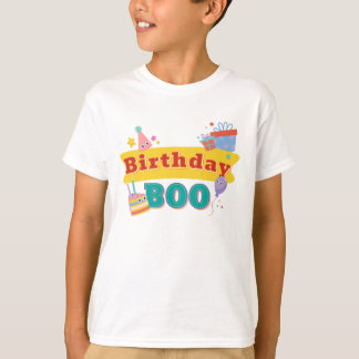 Camiseta Celebración de Boo de Cumpleaños Con Regalos De Gl