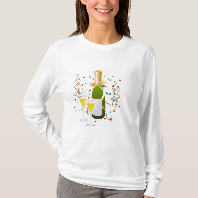 Camiseta Celebración de Champagne (Anverso)