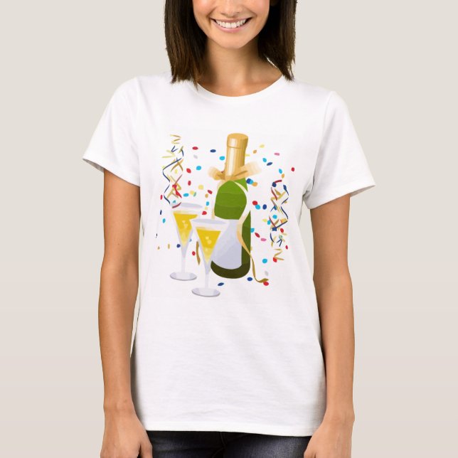Camiseta Celebración de Champagne (Anverso)