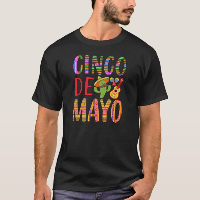 Camiseta Celebración de Cinco De Mayo (Anverso)