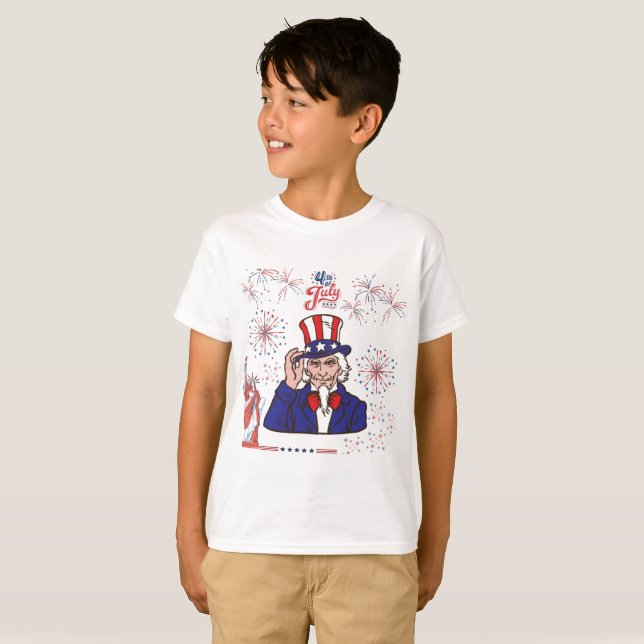 Camiseta celebración de corazones valientes blanco (Anverso completo)