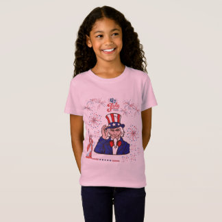 Camiseta celebración de corazones valientes rosa pálido
