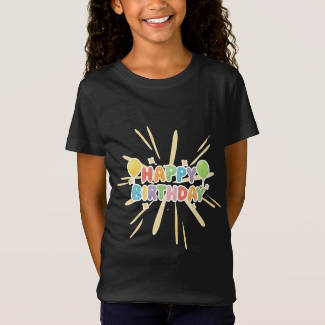 Camiseta Celebración de Cumpleaños (Anverso)