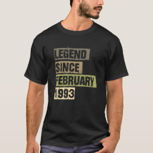 Camiseta Celebración de cumpleaños número 30 de febrero de 