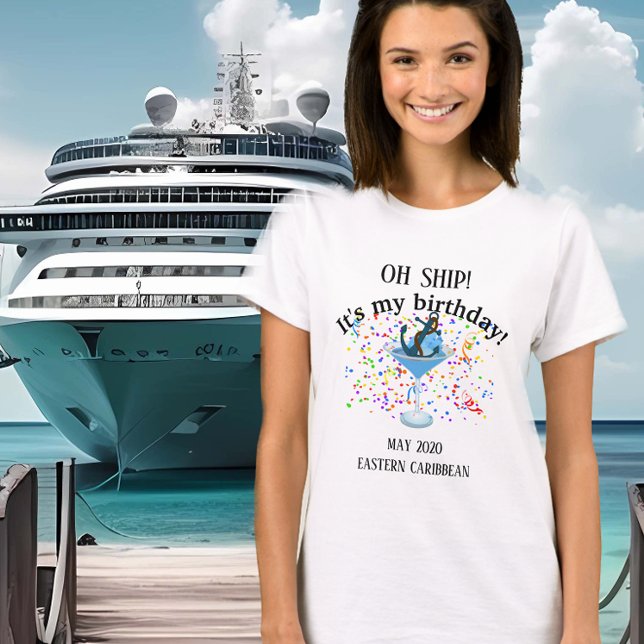 Camiseta Celebración de cumpleaños sin vacaciones de viaje  (Subido por el creador)