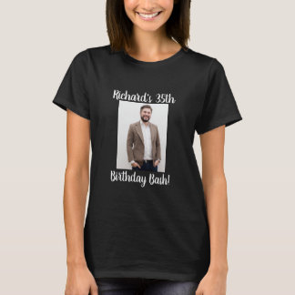 Camiseta Celebración de encargo del fiesta del cumpleaños