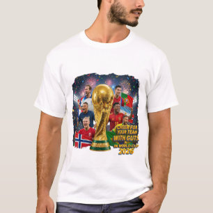 Camiseta Celebración de estrellas de fútbol de la Copa Mund