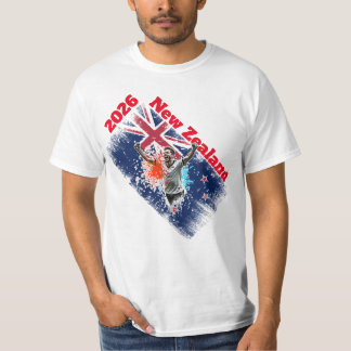 Camiseta Celebración de gol de fútbol Bandera de Nueva Zela