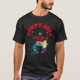 Camiseta Celebración de gol de fútbol con bandera de Egipto