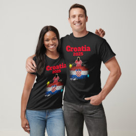 Camiseta Celebración de gol de fútbol de Croacia Bandera 20