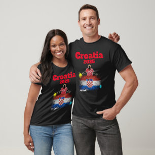 Camiseta Celebración de gol de fútbol de Croacia Bandera 20
