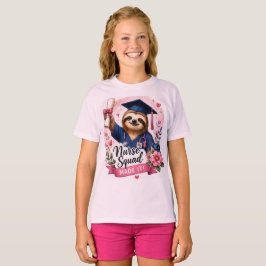 Camiseta Celebración de Graduación de Enfermera Squad Hecha