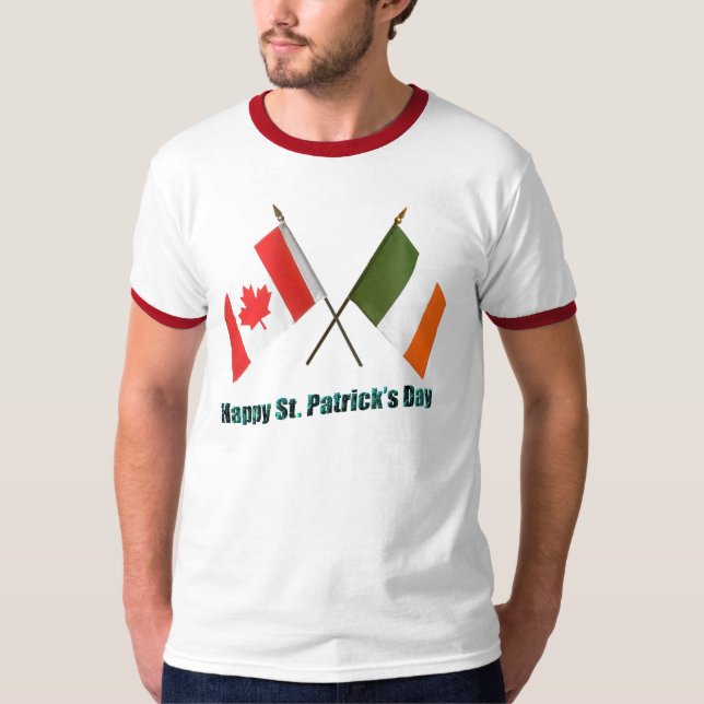 Camiseta Celebración de herencia Canadiense-Irlandesa (Anverso)