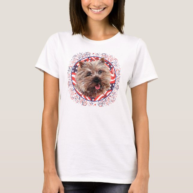 Camiseta Celebración de la bandera norteamericana de Cairn  (Anverso)