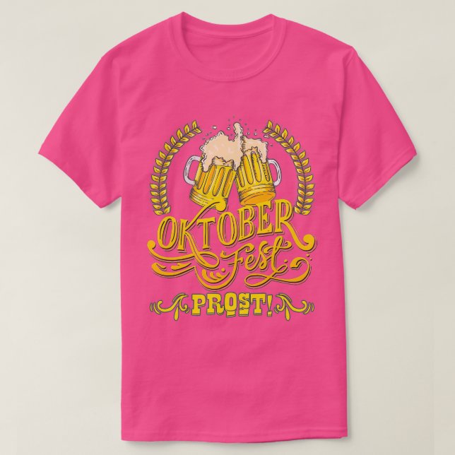 Camiseta Celebración de la bebida en el Festival de Cerveza (Diseño del anverso)