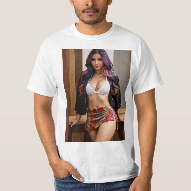 Camiseta Celebración de la Belleza Femenina (Anverso)