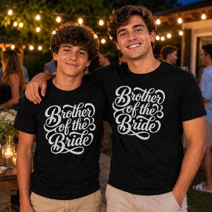 Camiseta Celebración de la Boda del Hermano de la Novia