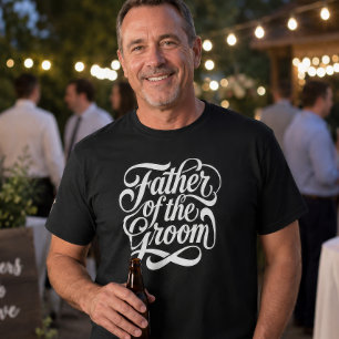 Camiseta Celebración de la boda del padre del novio