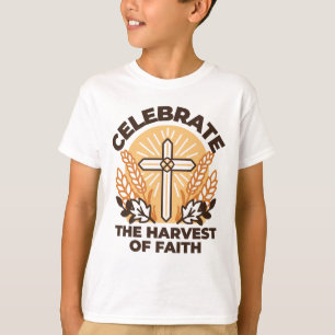 Camiseta Celebración de la cosecha de la fe - Arte Inspirad