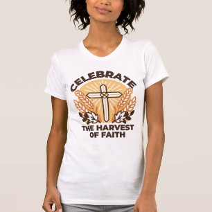 Camiseta Celebración de la cosecha de la fe - Arte Inspirad