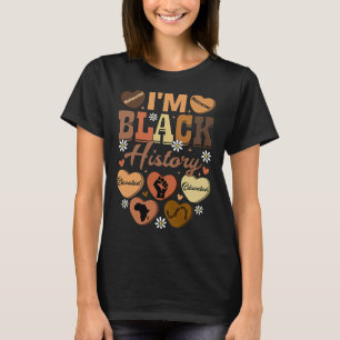 Camiseta Celebración de la historia negra mes afroamericano