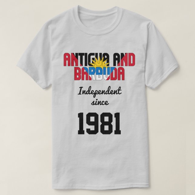 Camiseta Celebración de la independencia de la bandera de A (Diseño del anverso)