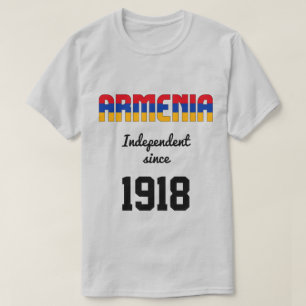 Camiseta Celebración de la independencia de la bandera de A