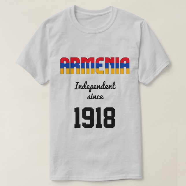Camiseta Celebración de la independencia de la bandera de A (Diseño del anverso)