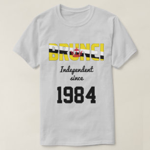 Camiseta Celebración de la independencia de la bandera de B