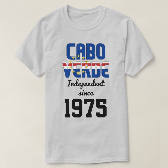 Camiseta Celebración de la independencia de la bandera de C (Diseño del anverso)