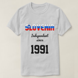 Camiseta Celebración de la independencia de la bandera de E