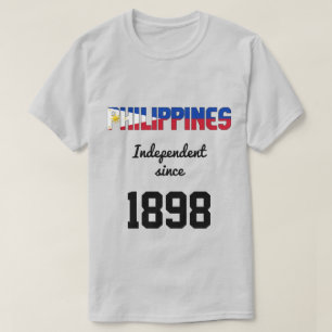 Camiseta Celebración de la independencia de la bandera de F