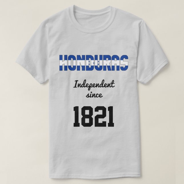 Camiseta Celebración de la independencia de la bandera de H (Diseño del anverso)