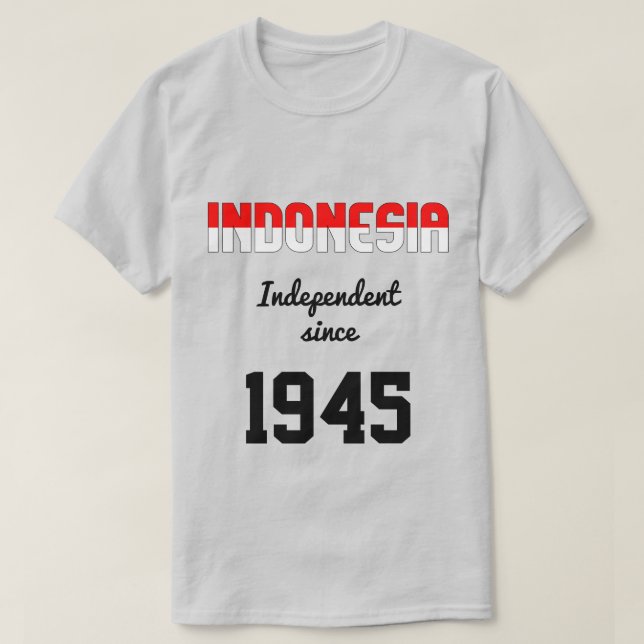 Camiseta Celebración de la independencia de la bandera de I (Diseño del anverso)