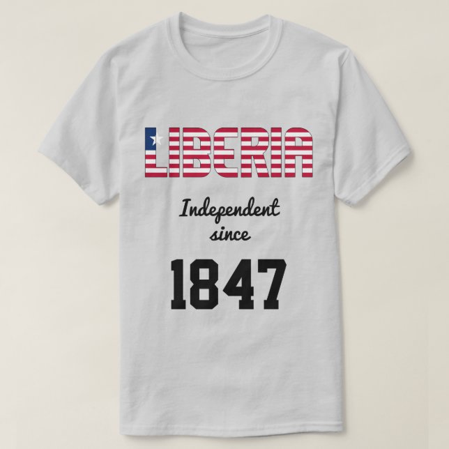 Camiseta Celebración de la independencia de la bandera de L (Diseño del anverso)